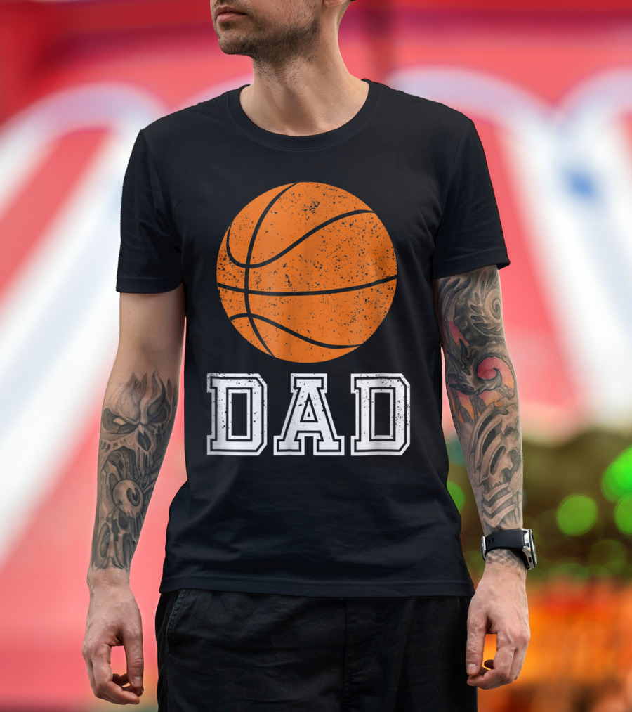 Dad Basketball Ballers For Baller Daddies53 T-Shirt