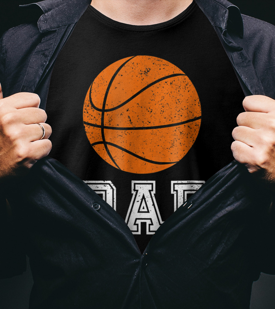 Dad Basketball Ballers For Baller Daddies53 T-Shirt