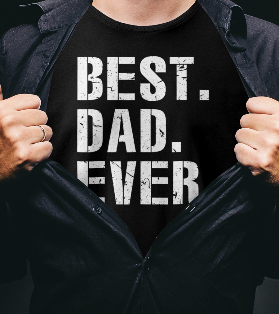 Best Dad Ever Vintage Cool Idea34 T-Shirt