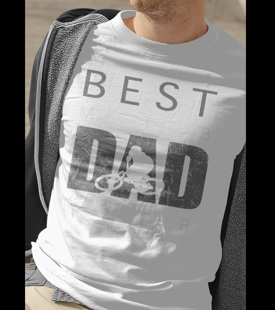 Best MTB Dad Ever Mountain Bike Rider T-Shirt