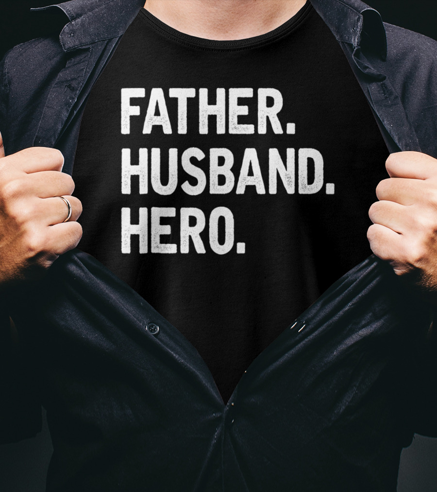 Father Husband Hero Cool T-Shirt