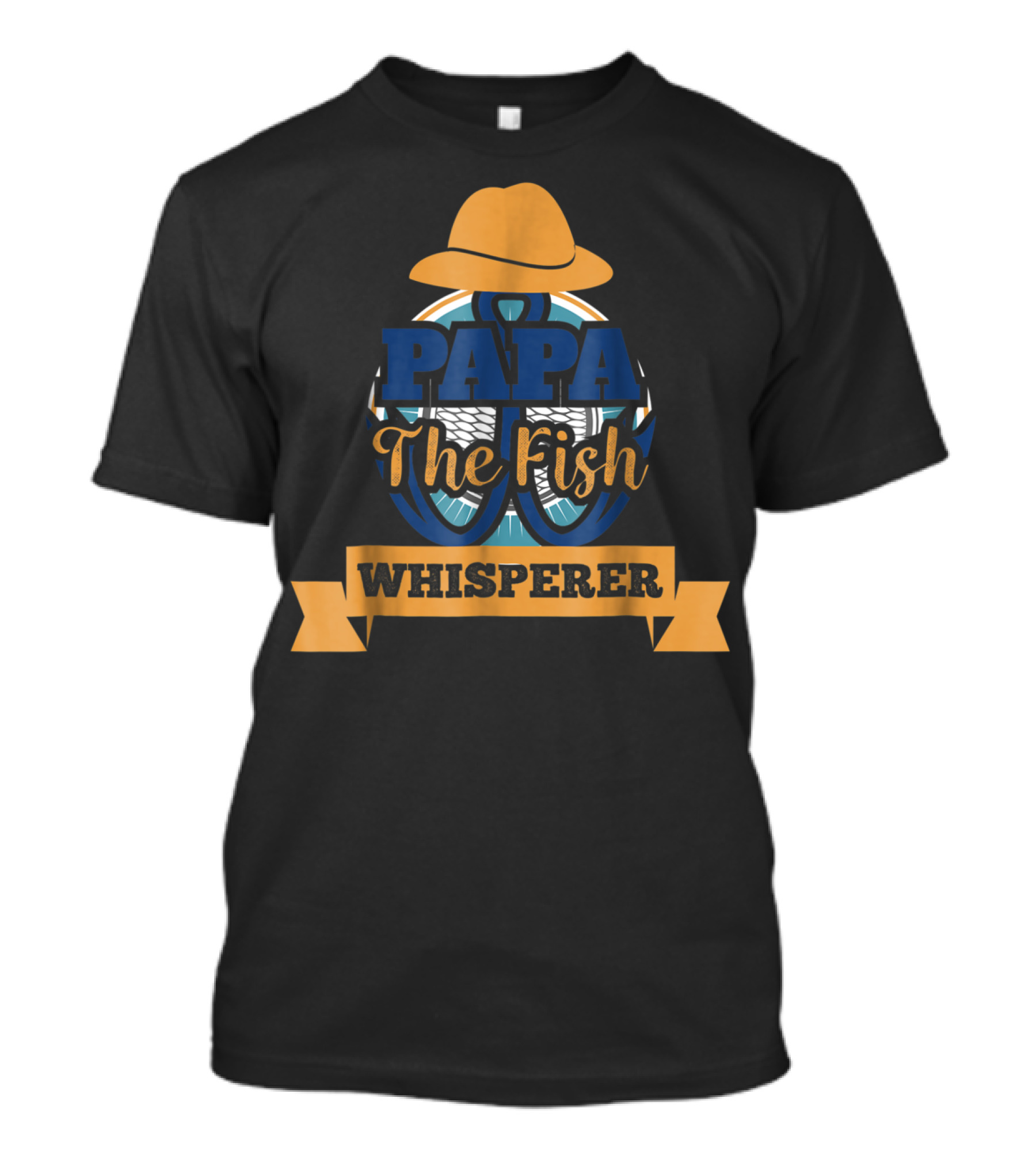 Papa The Fish Whisperer Grandpa T-Shirt