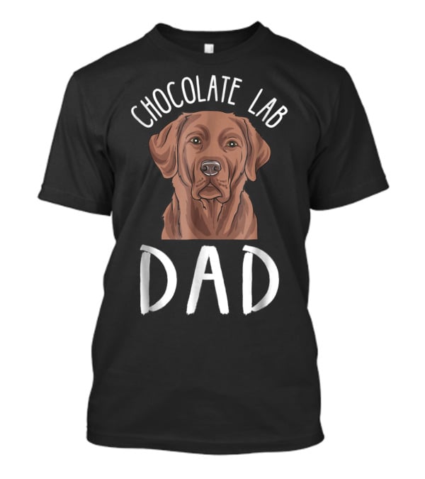 Chocolate Lab Dad T-Shirt
