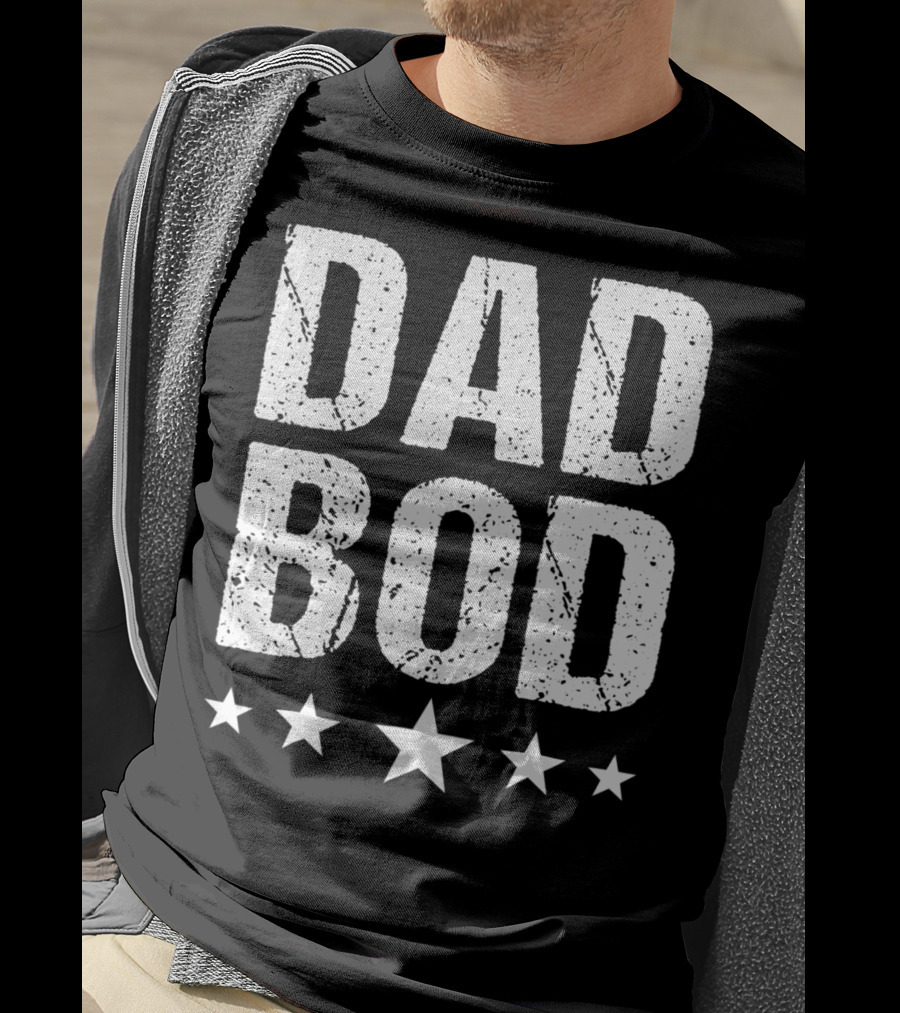 Dad Bod Stars Trendy Look T-Shirt