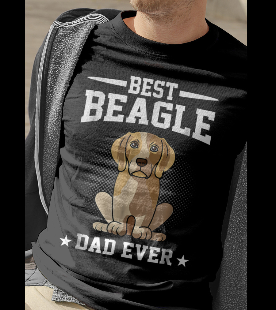 Best Beagle Dad Ever Dog Owner T-Shirt