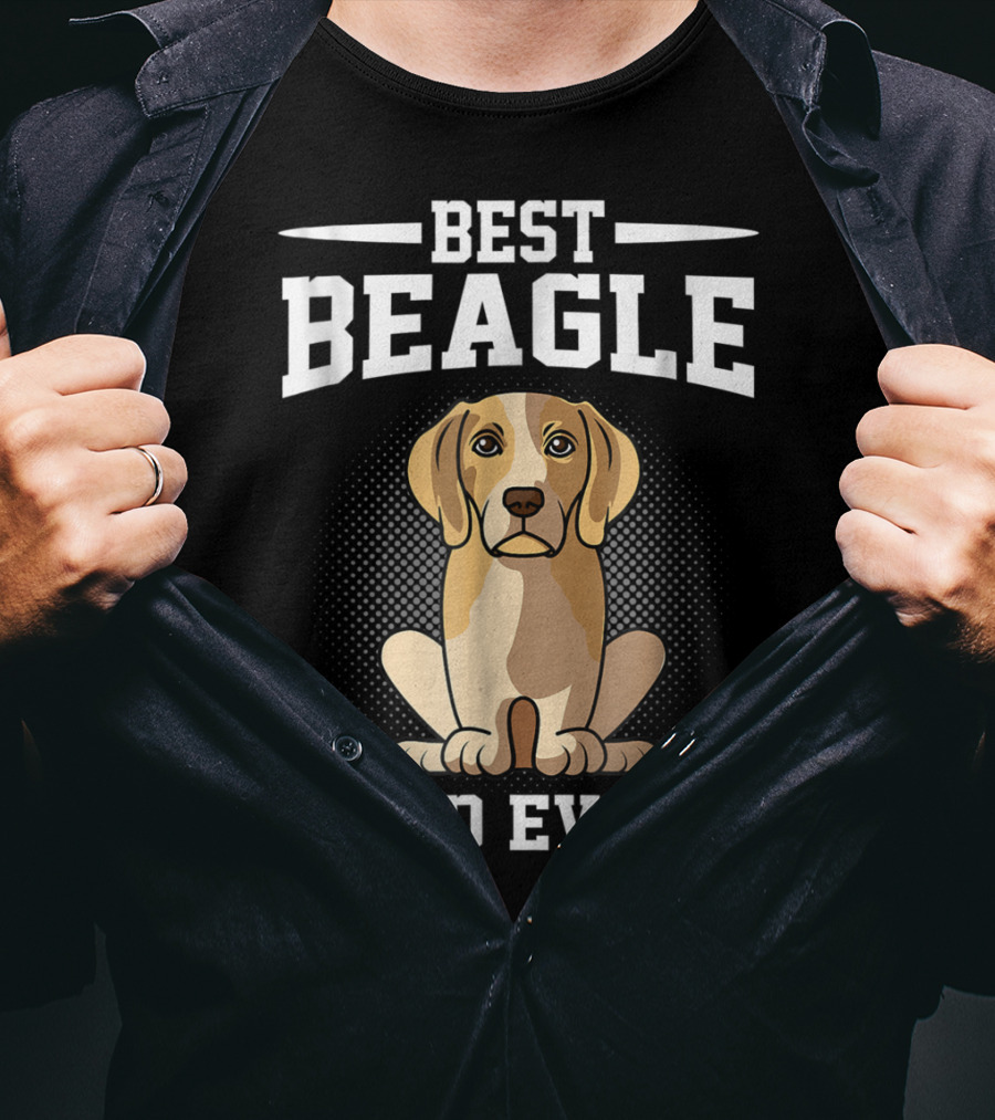 Best Beagle Dad Ever Dog Owner T-Shirt