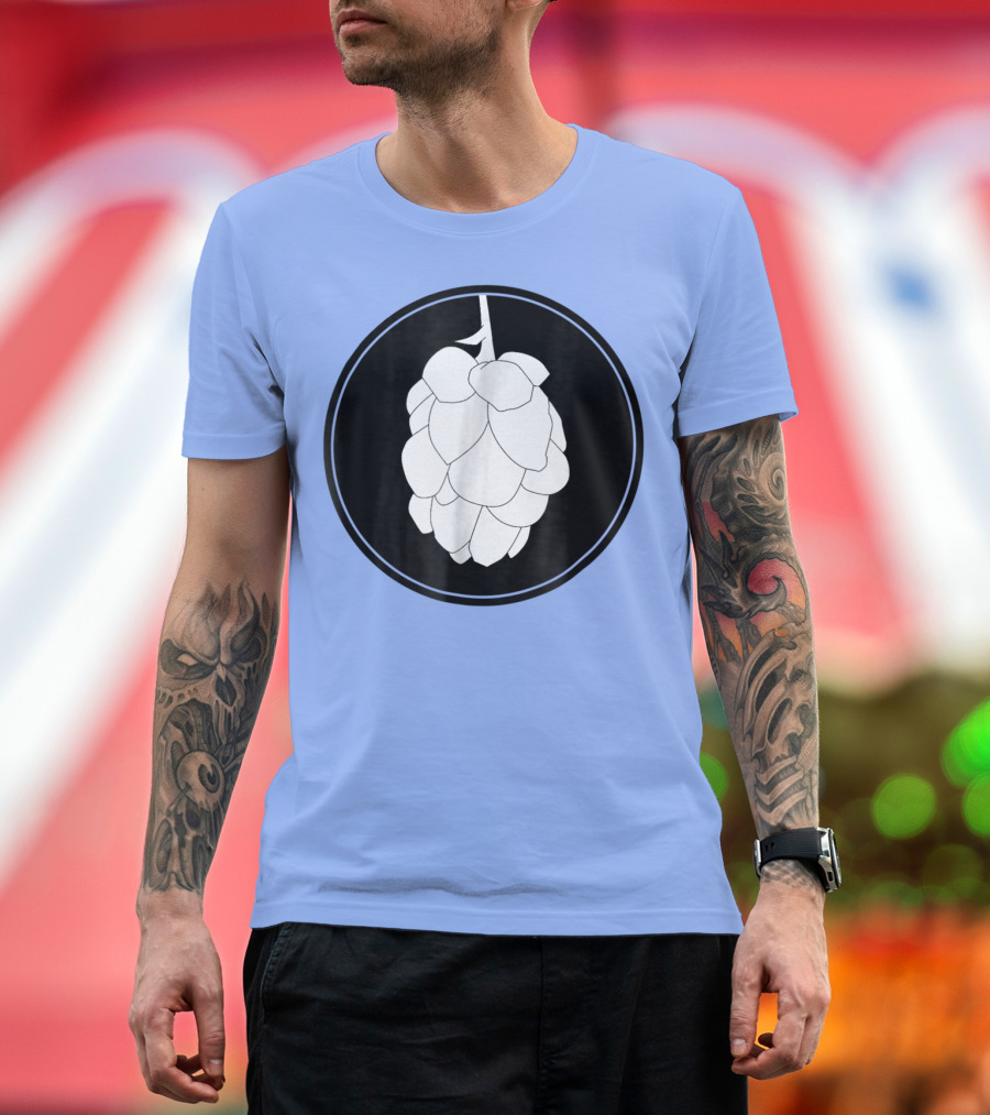 BIRTHDAY Craft Beer Hops Leaf Brewing Dad27 Hops Cone T-Shirt