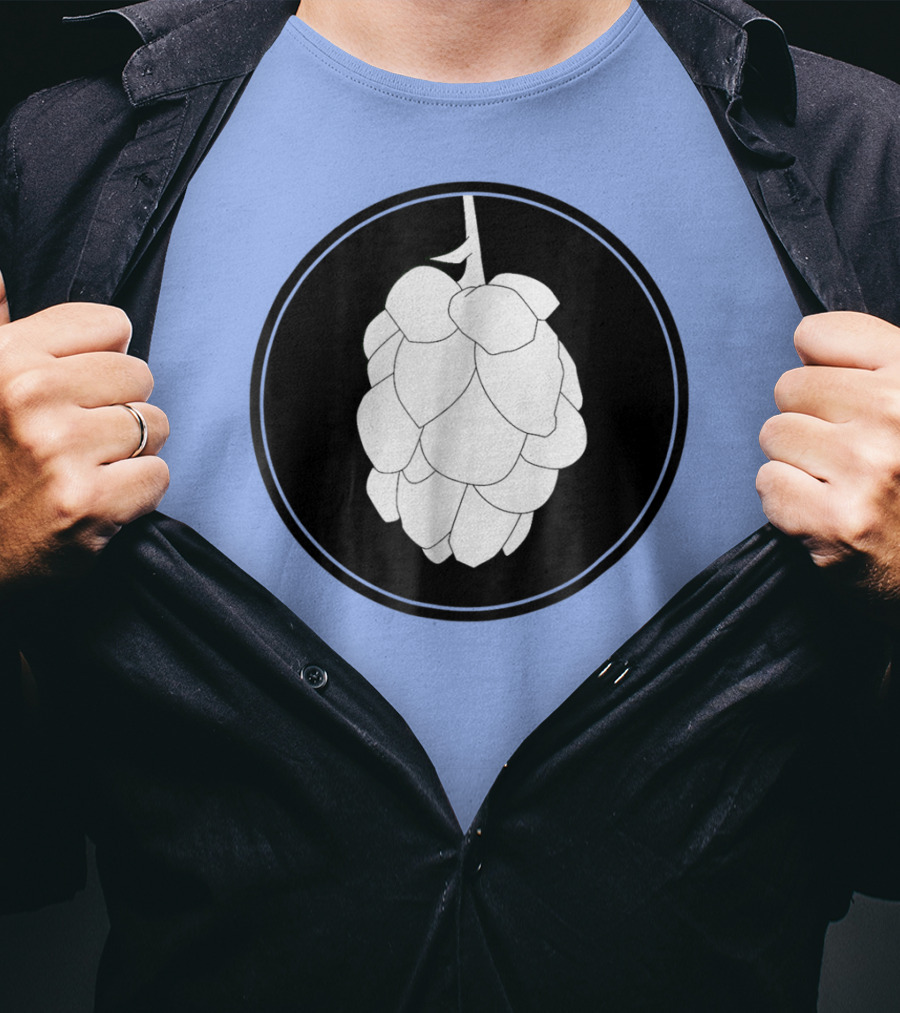 BIRTHDAY Craft Beer Hops Leaf Brewing Dad27 Hops Cone T-Shirt