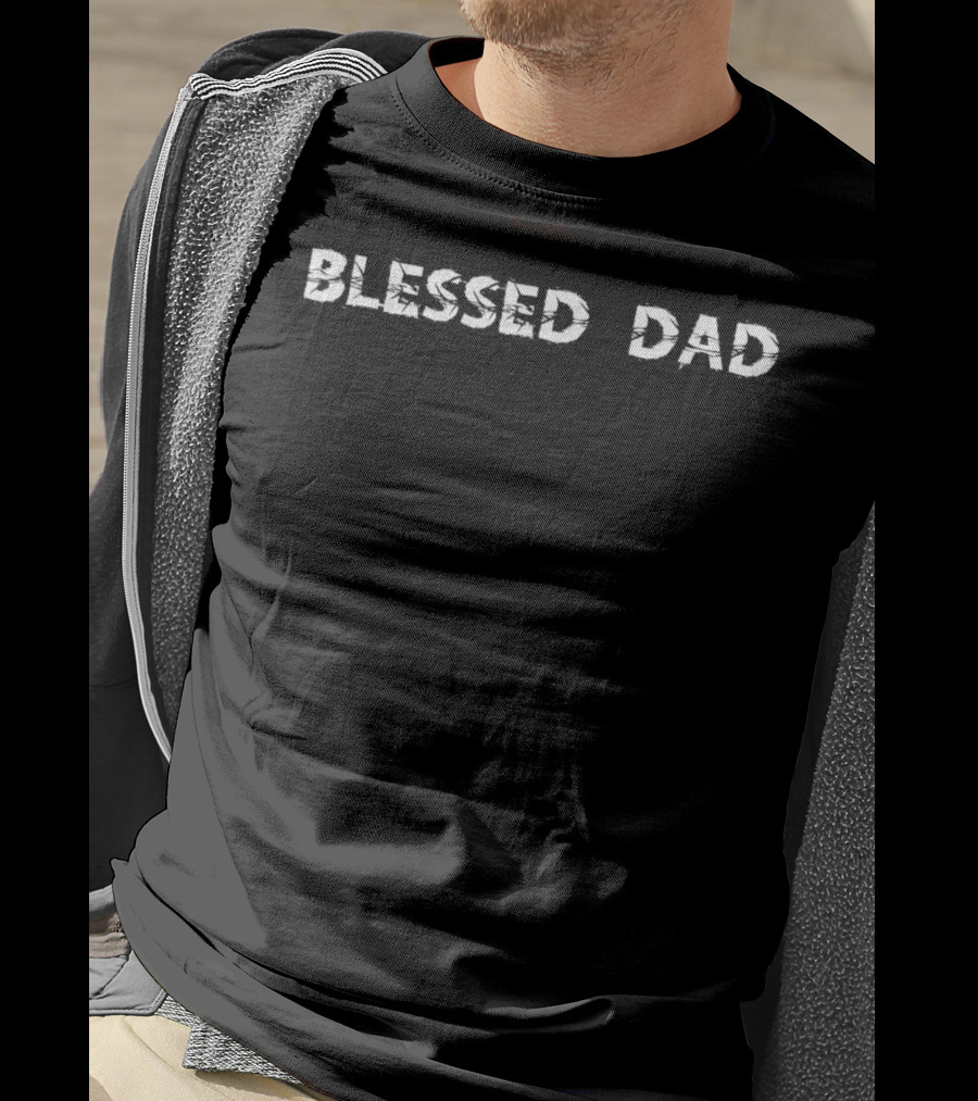 Blessed Dad Awesome For 34 T-Shirt