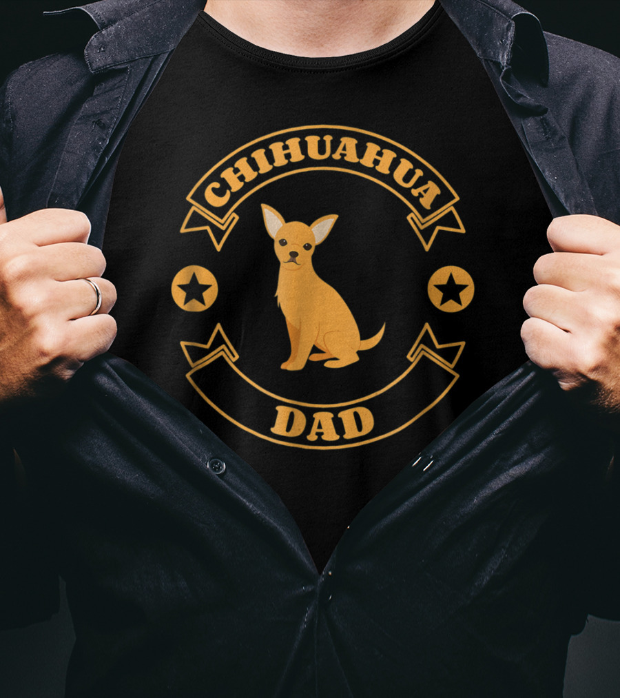 Chihuahua Dad Proud Master Lover Holidays38 T-Shirt