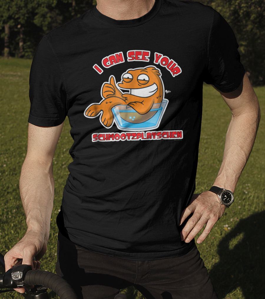 I Can See Your Schmootzplatschen American Dad Fish T-Shirt
