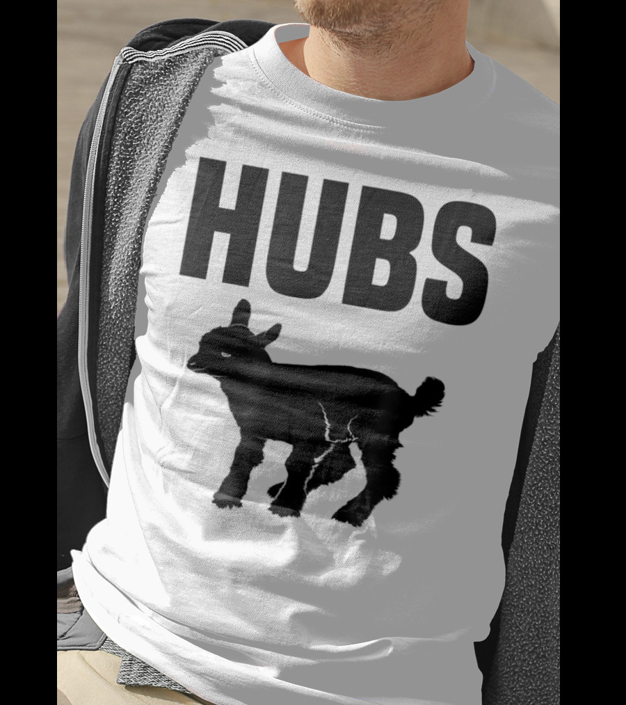 Hubs Baby Goat For Husband Wife Dad T-Shirt