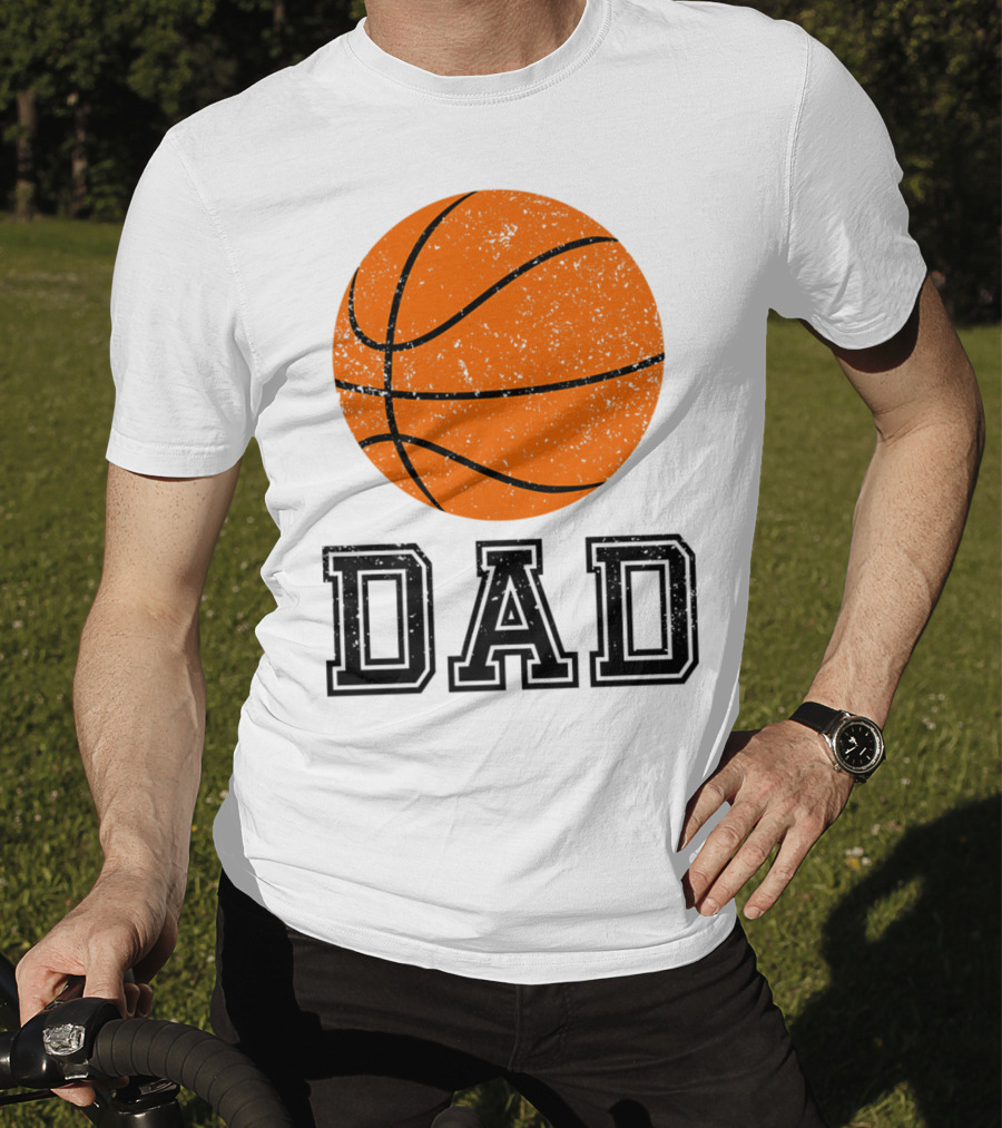 Basketball Dad Vintage Ball T-Shirt