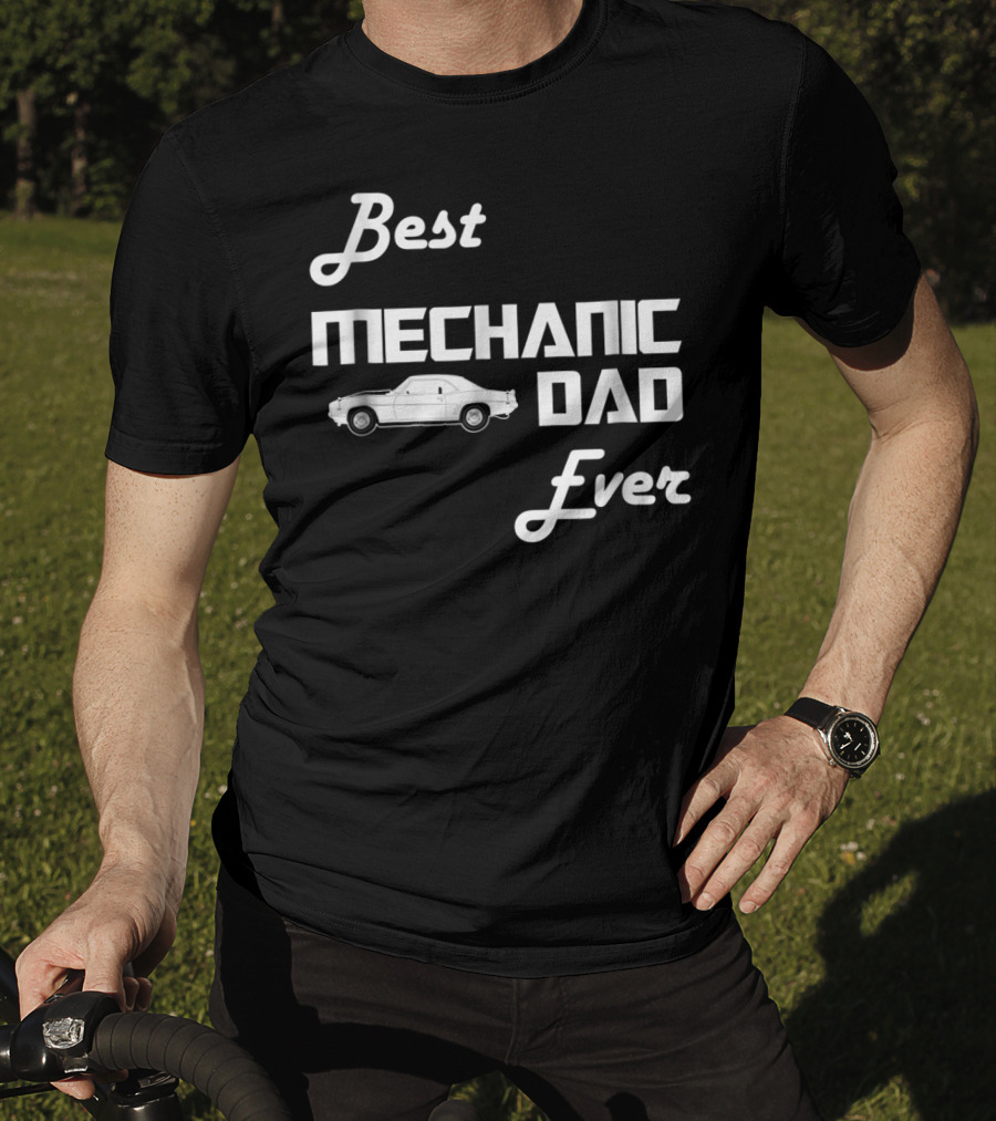 Best Mechanic Dad Ever Classic Car T-Shirt