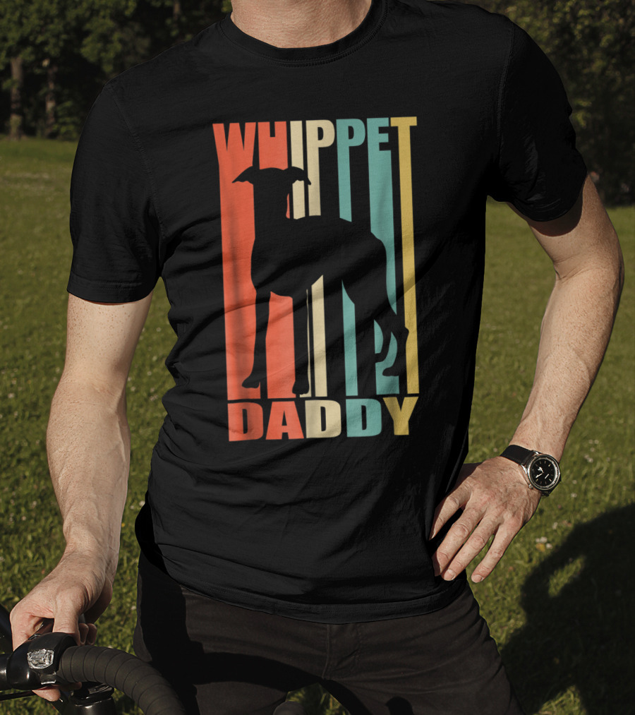 Whippet Daddy Vintage Love Dog56 T-Shirt