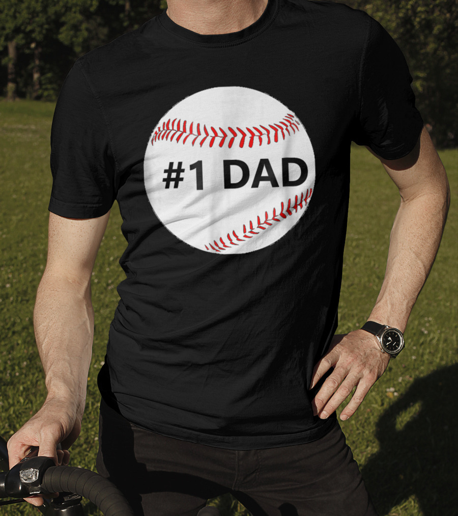 1 Dad Baseball T-Shirt