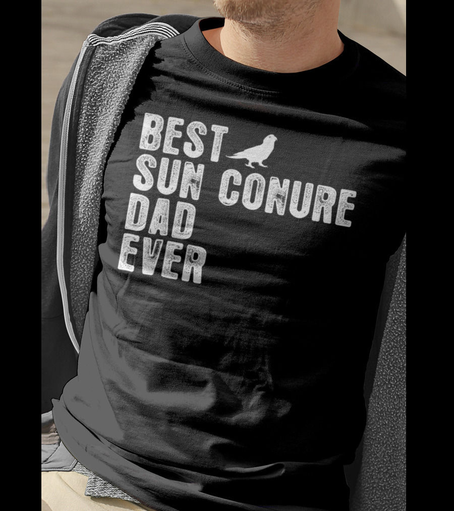 Best Sun Conure Dad Ever Bird Iconic T-Shirt