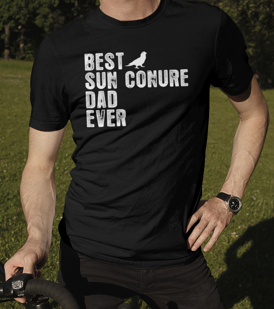 Best Sun Conure Dad Ever Bird Iconic T-Shirt