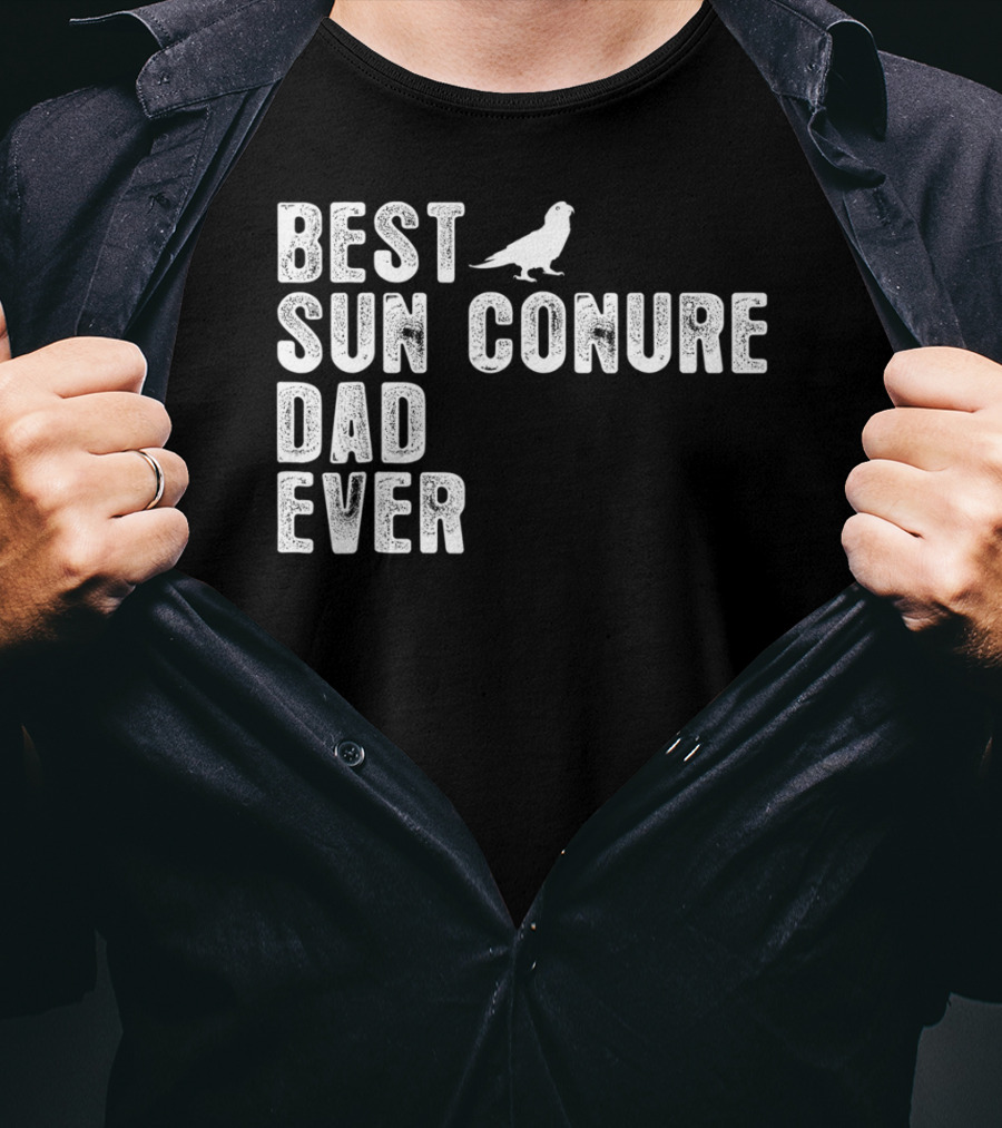 Best Sun Conure Dad Ever Bird Iconic T-Shirt