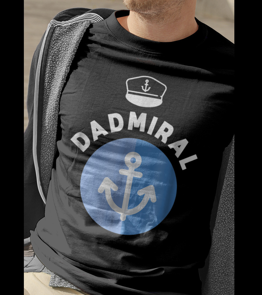 Dadmire Ship Sailor Anchor Papa75 T-Shirt