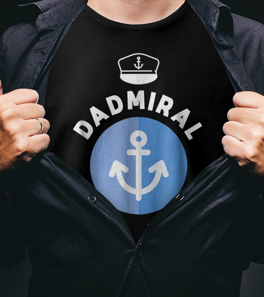 Dadmire Ship Sailor Anchor Papa75 T-Shirt