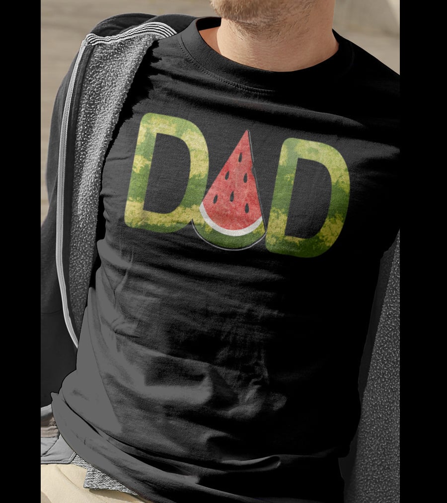 DAD Watermelon Slice Funny Ys24 T-Shirt