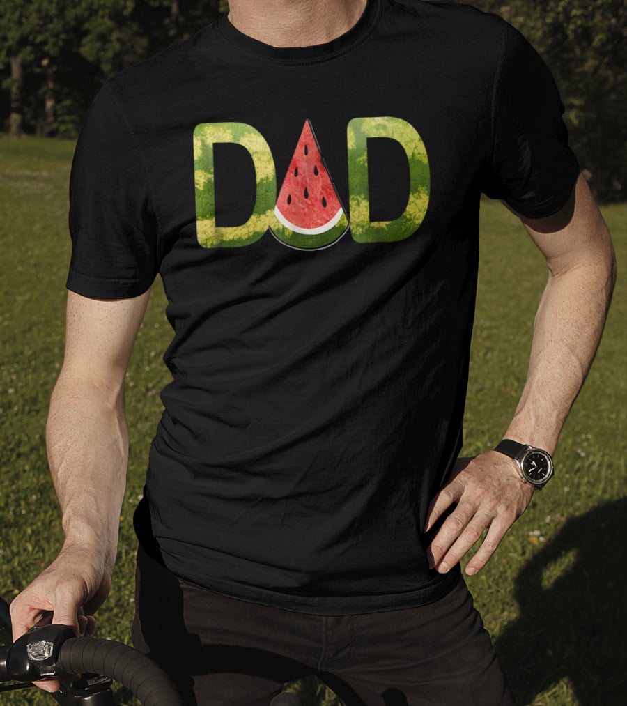 DAD Watermelon Slice Funny Ys24 T-Shirt