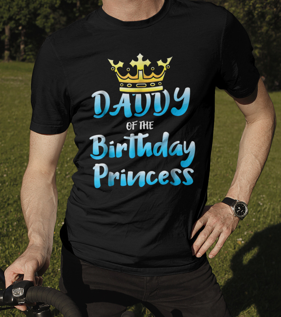 Daddy Of The Birthday Princess Crown T-Shirt