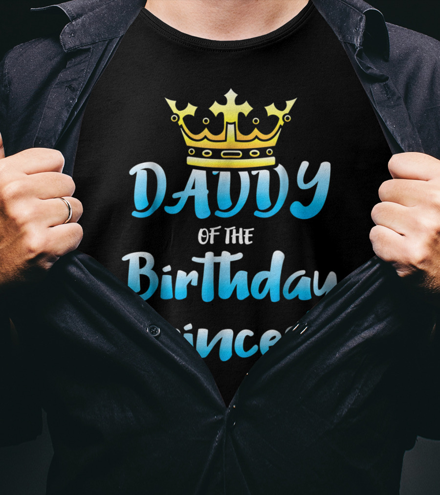 Daddy Of The Birthday Princess Crown T-Shirt