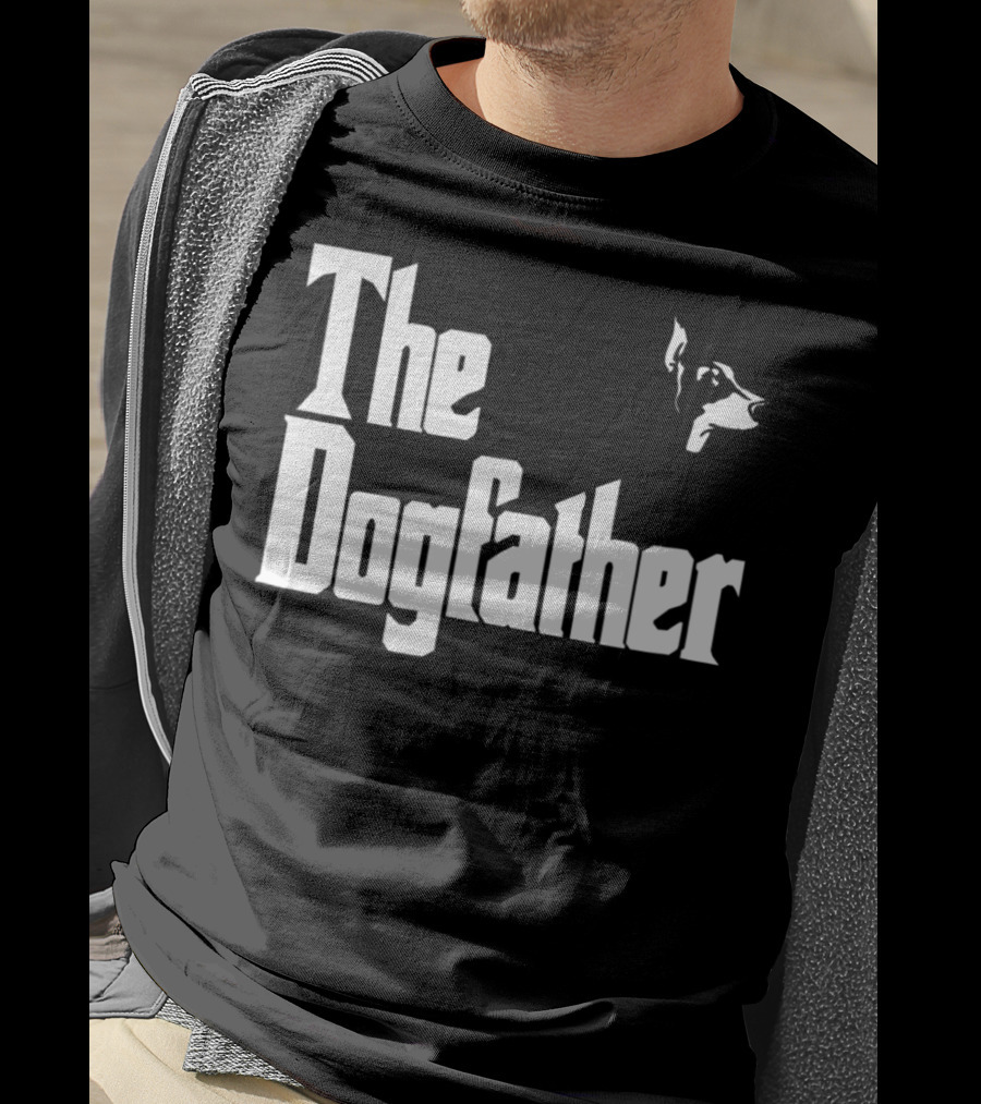 Doberman Pinscher Dad The Dogfather Birthday T-Shirt