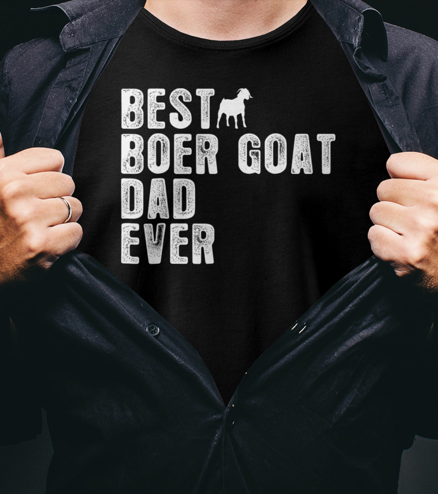 BEST BOER GOAT DAD EVER Iconic Farmers Edition T-Shirt