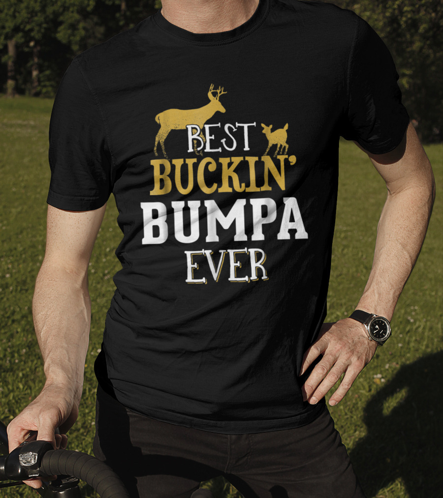 Best Buckin' Bumpa Ever Deer Hunting Grandpa 62 T-Shirt