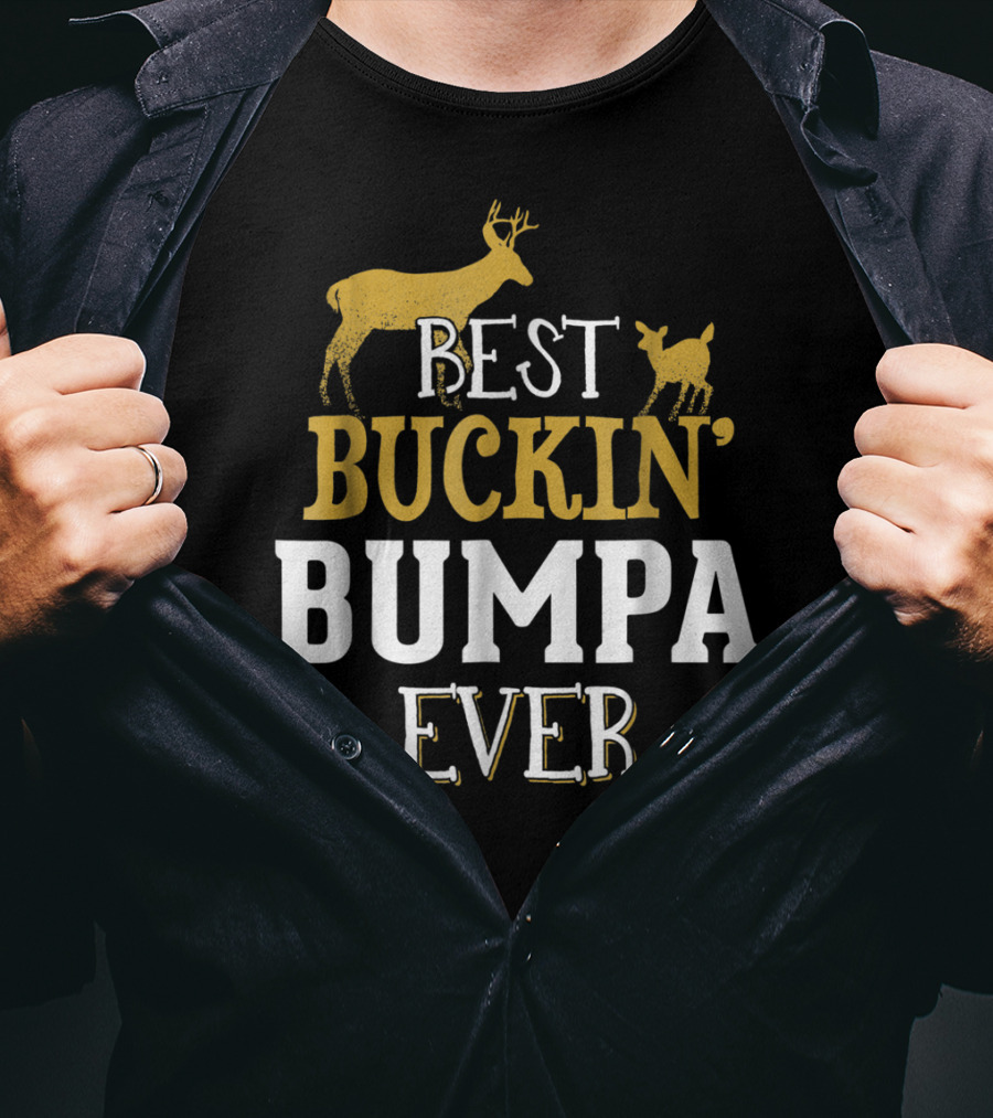 Best Buckin' Bumpa Ever Deer Hunting Grandpa 62 T-Shirt