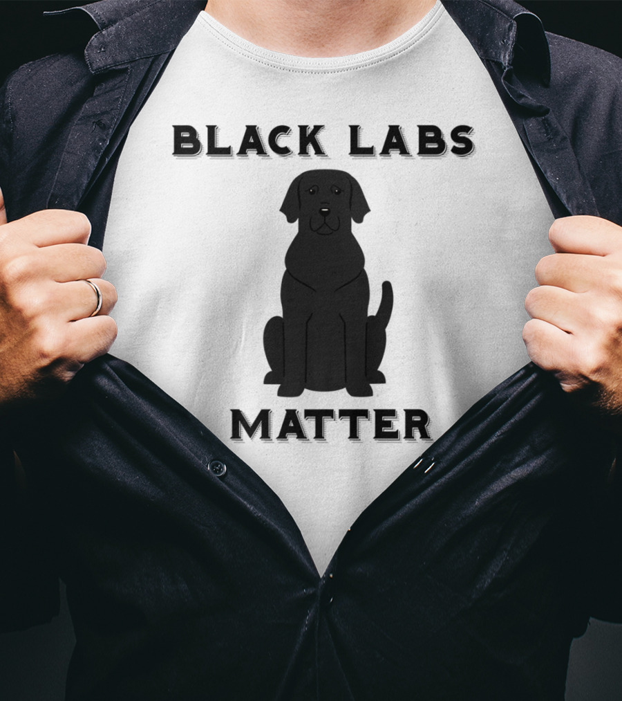 Black Labs Matter Chocolate Labrador Go30 T-Shirt