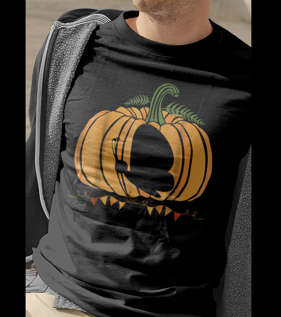 Cool Butterfly And Pumpkin Halloween For Kid Dad Mom T-Shirt