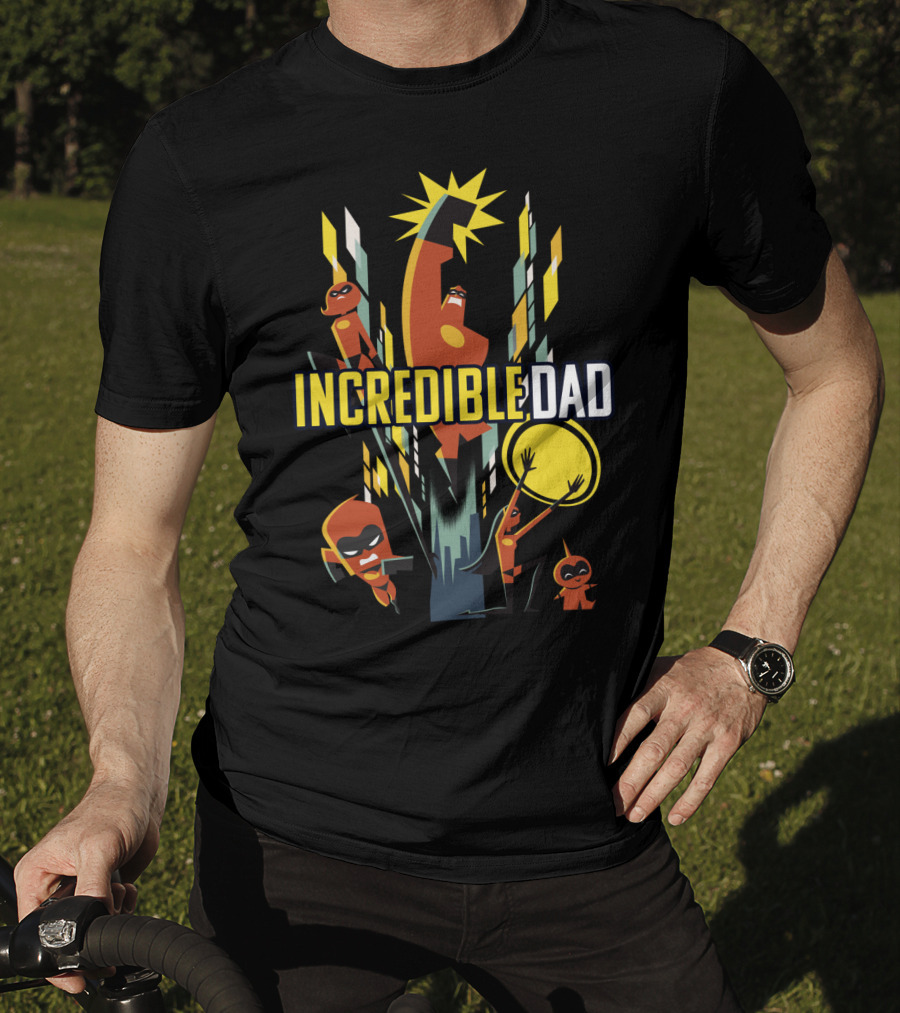 Disney Pixar Incredibles 2 Incredible Dad Family T-Shirt