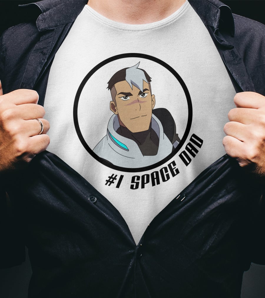 DreamWorks Voltron #1 Space Dad Shiro Character Crewneck99 T-Shirt