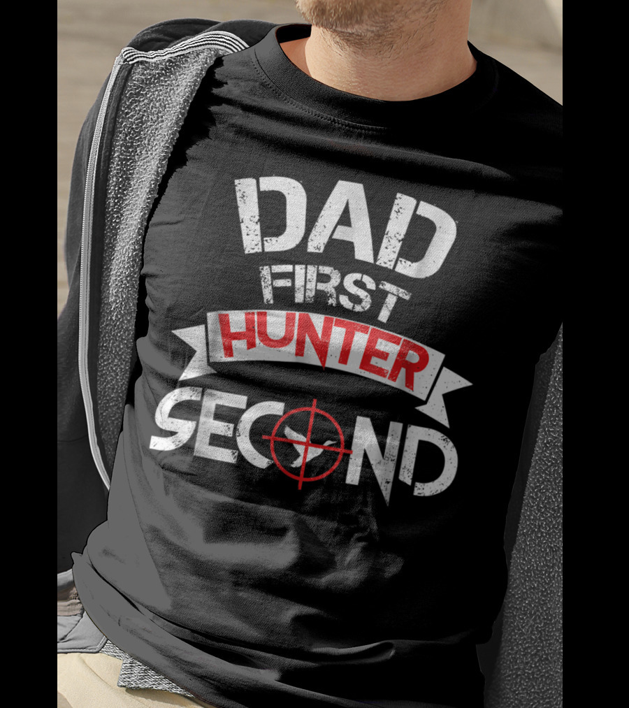 Dad First Hunter Second Duck Hunting Dad Idea15 T-Shirt