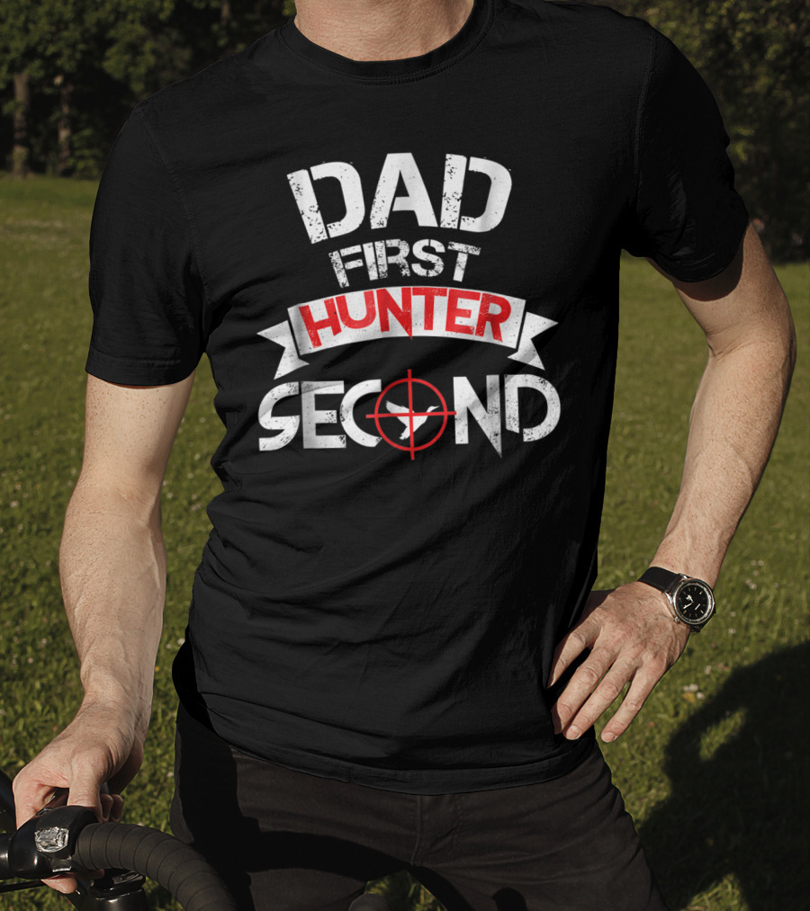 Dad First Hunter Second Duck Hunting Dad Idea15 T-Shirt