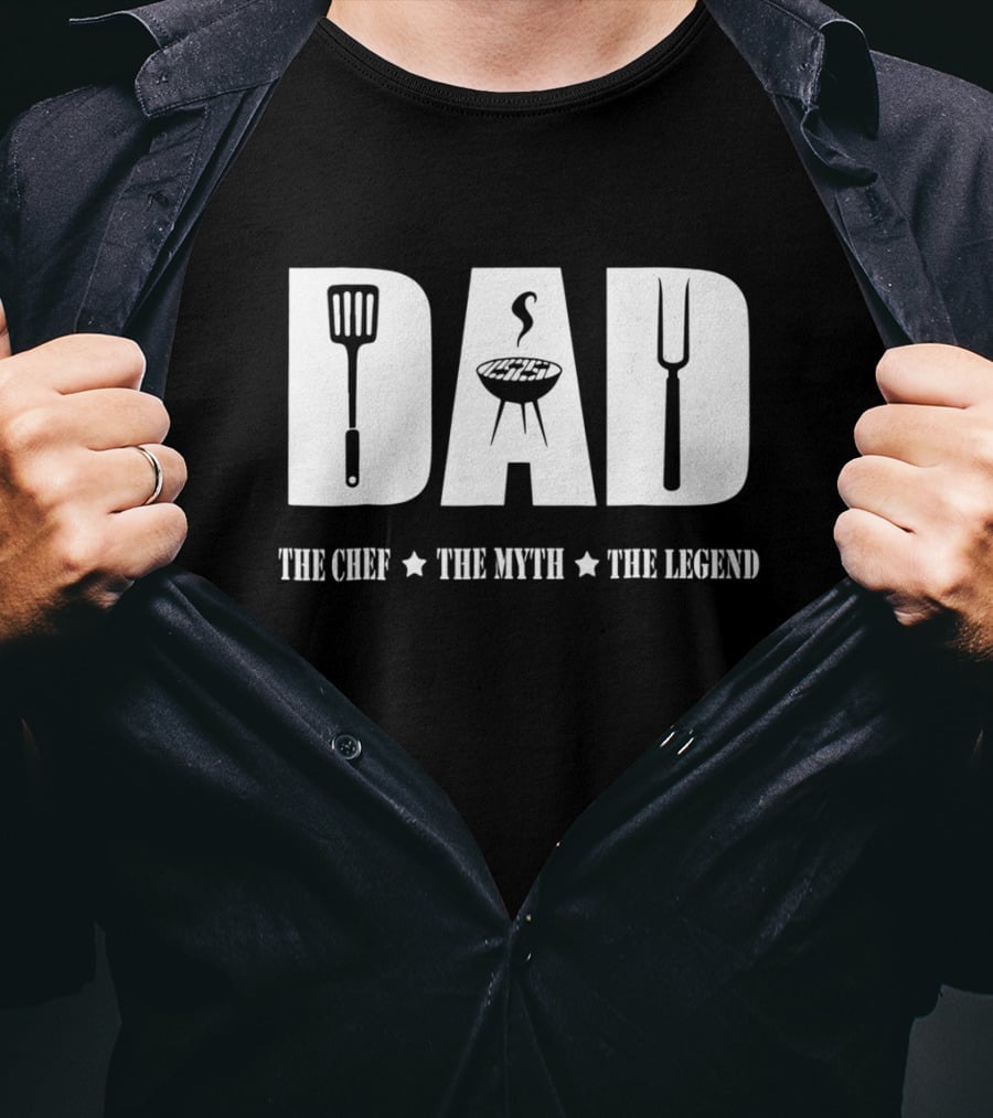 Dad The Chef The Myth The Legend T-Shirt