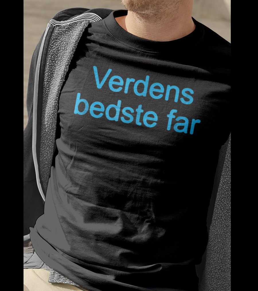 Verdens Bedste Far Danish Worlds Best Dad T-Shirt