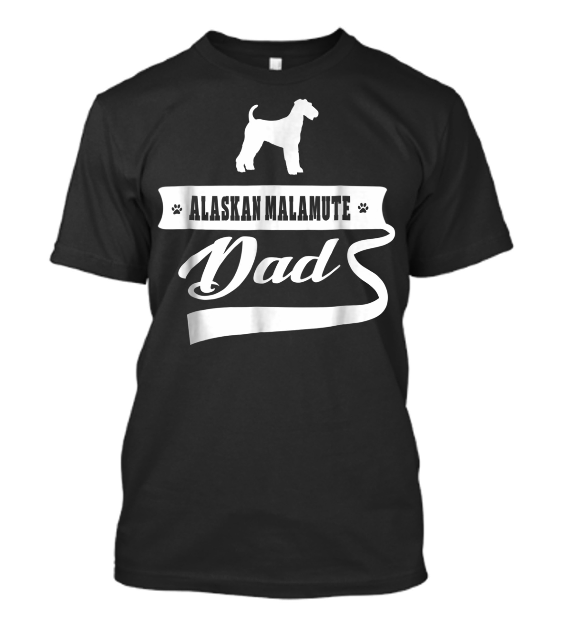 Alaskan Malamute Dad Men Dog Animal Dogs T-Shirt