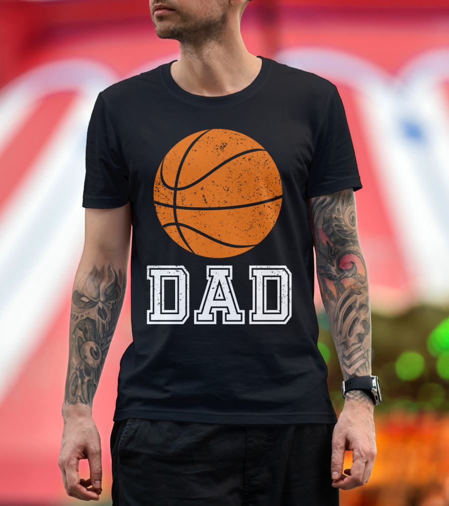 Basketball Dad Baller Dads Dad Ball T-Shirt