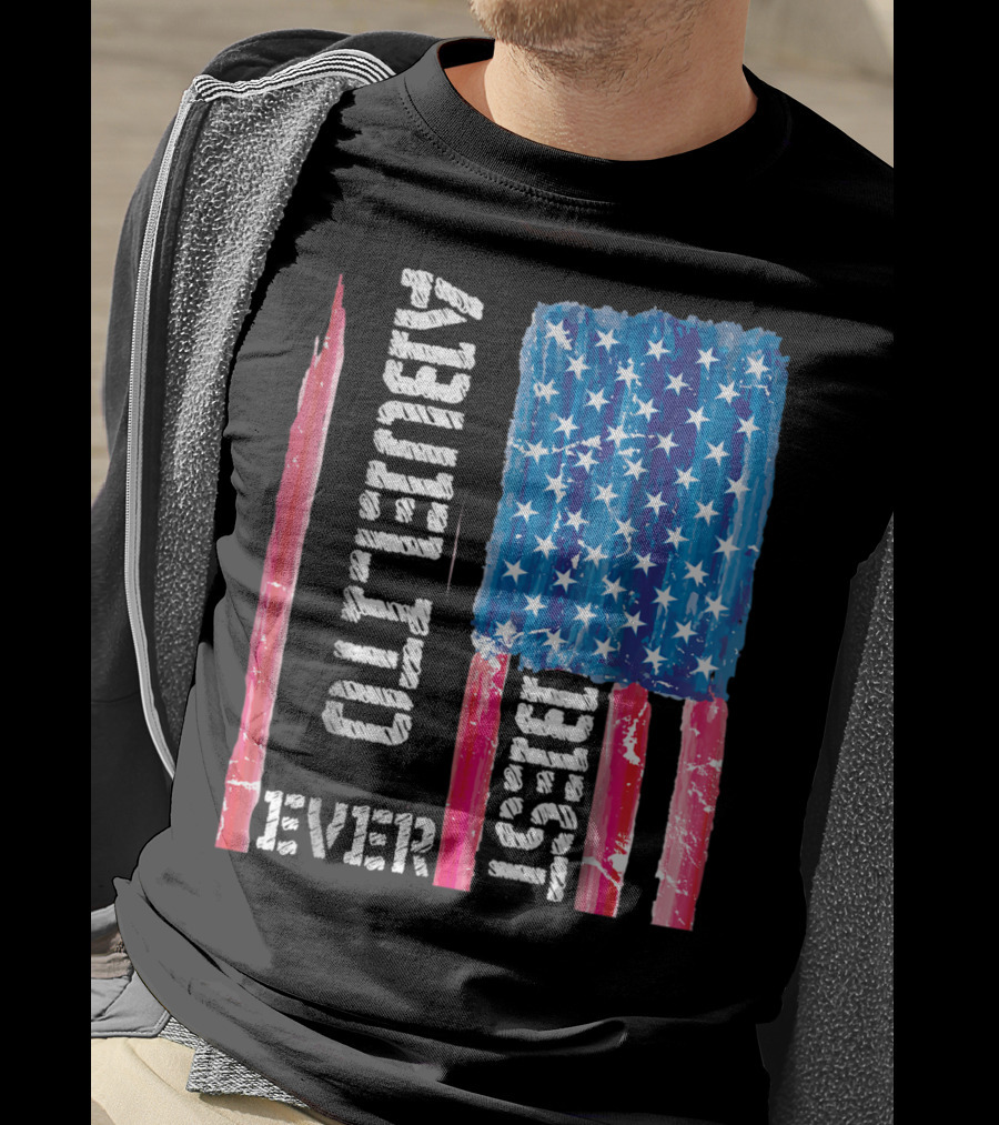 Best Abuelito Ever Distressed American Flag T-Shirt