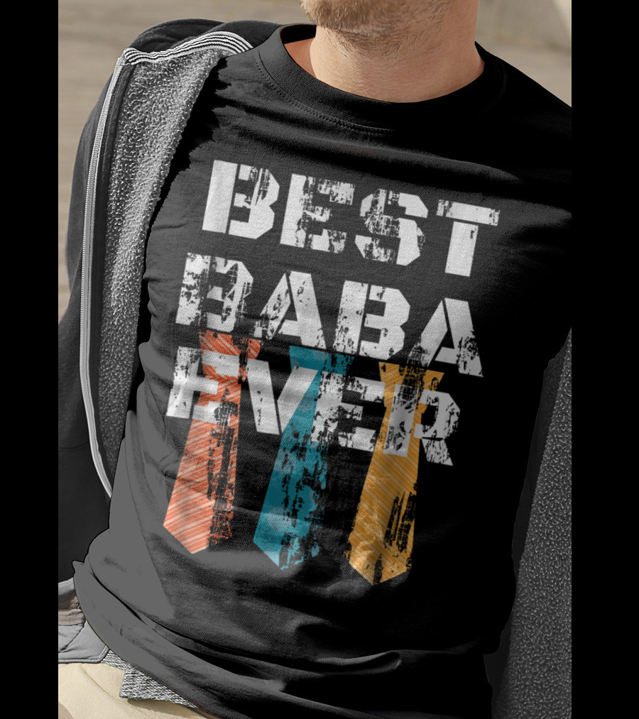Best Baba Ever Dad Daddy Turkish Ties T-Shirt