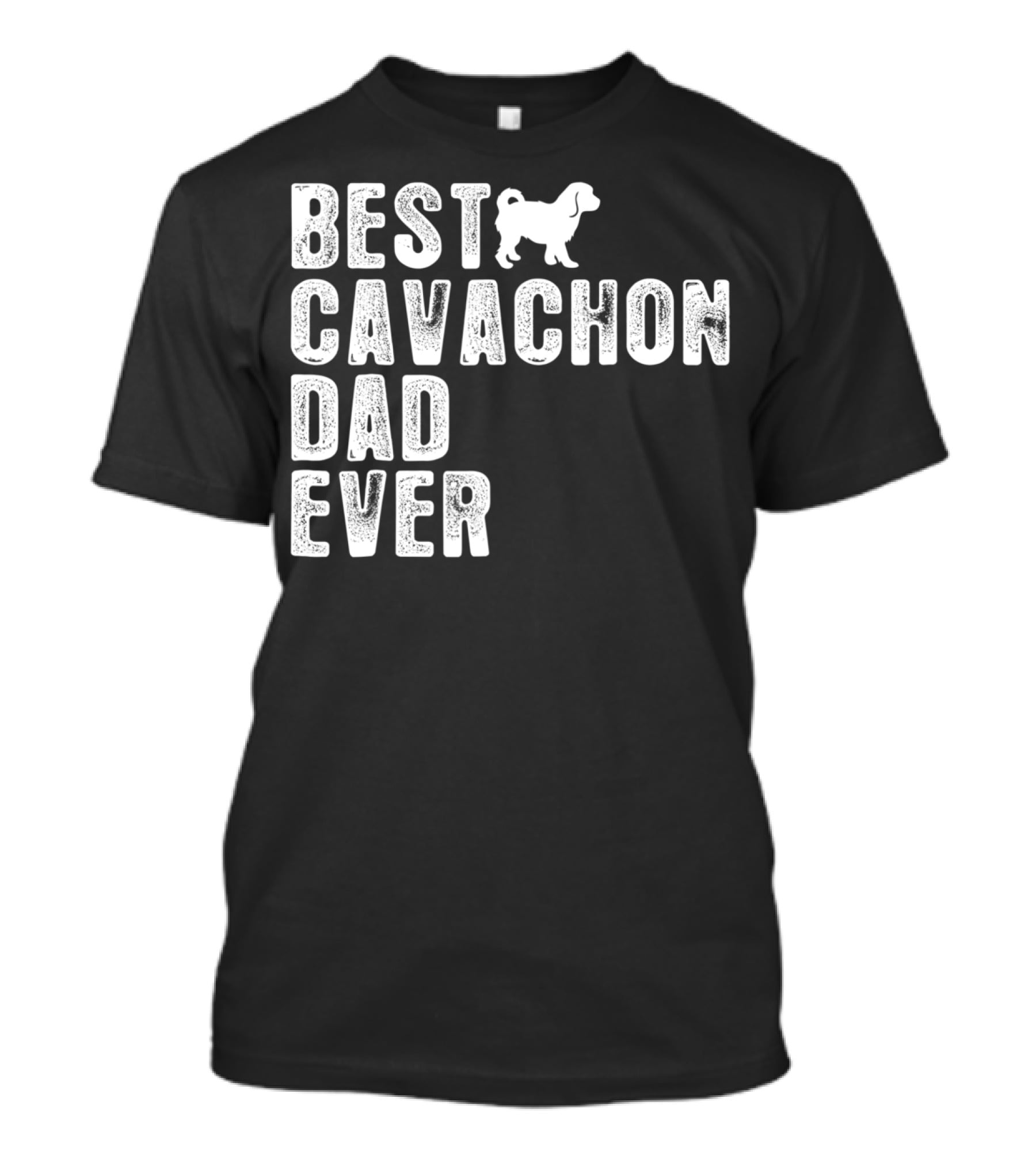 Best Cavachon Dad Ever Cavalier Bichon Mix T-Shirt
