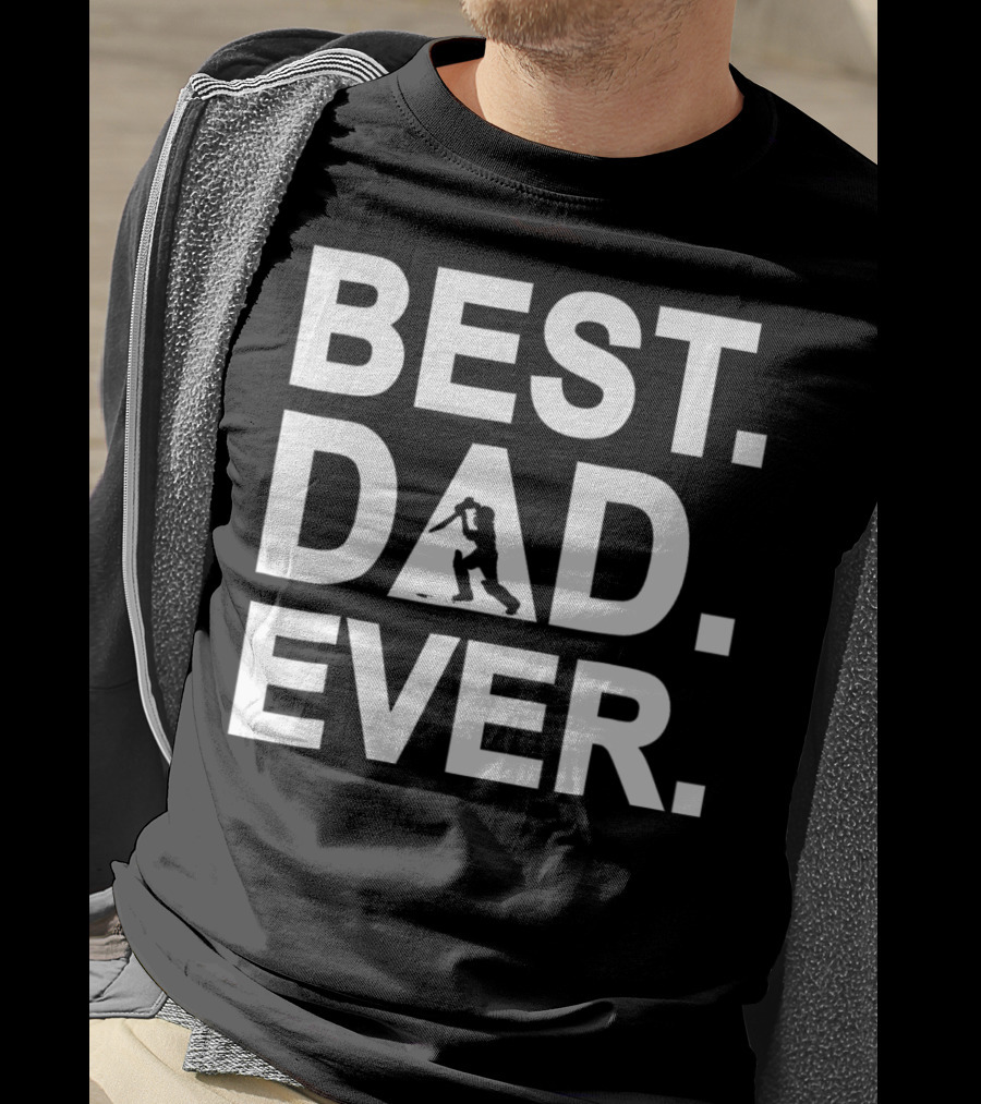 Best Cricket Dad Ever Day96 Best Dad Ever T-Shirt