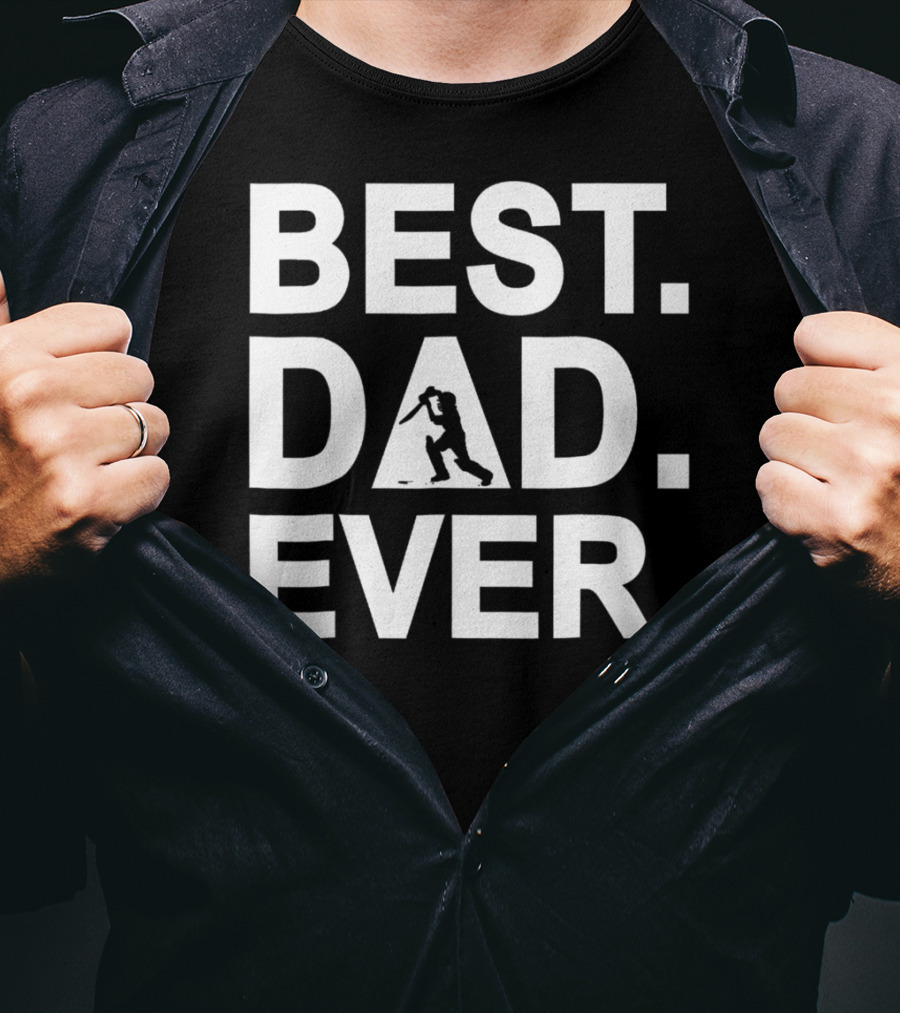 Best Cricket Dad Ever Day96 Best Dad Ever T-Shirt