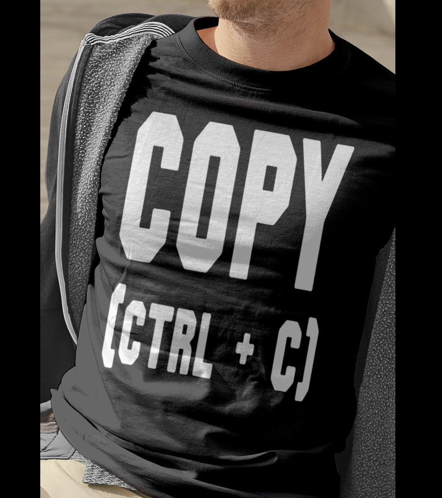 Best Funny Birthday Dad Papa From Sons Copy Ctrl + C 76 T-Shirt
