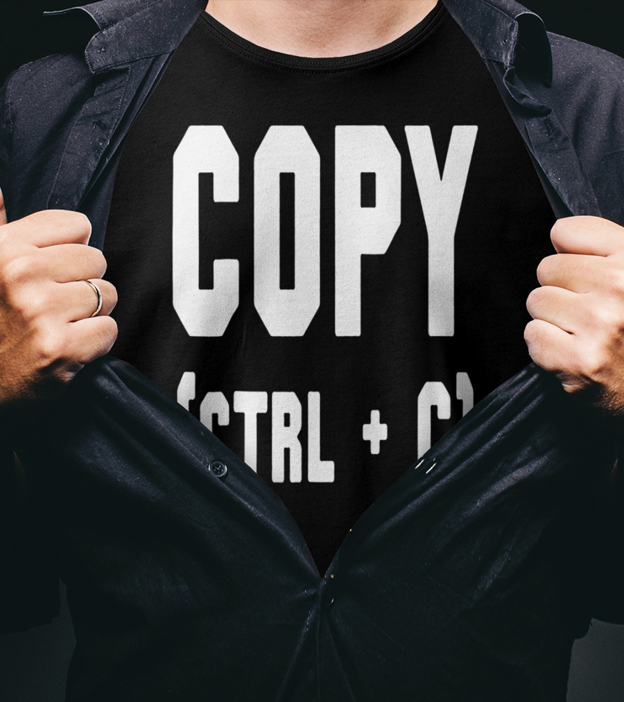 Best Funny Birthday Dad Papa From Sons Copy Ctrl + C 76 T-Shirt